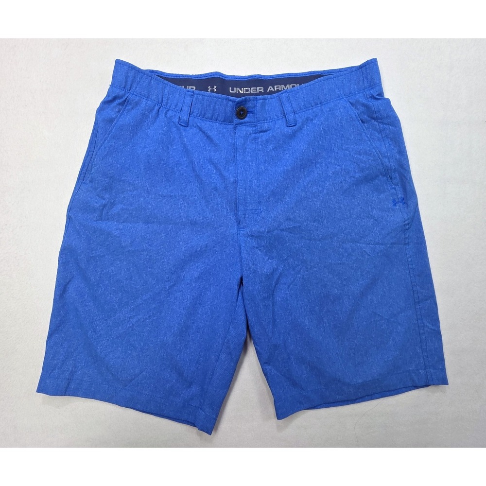Under Armour Shorts Men‎ 36 Royal Blue LIMITED USE Chino Golf Performance